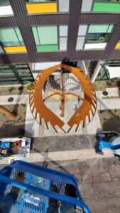 Metal Art Installation Phoenix Arizona (1)